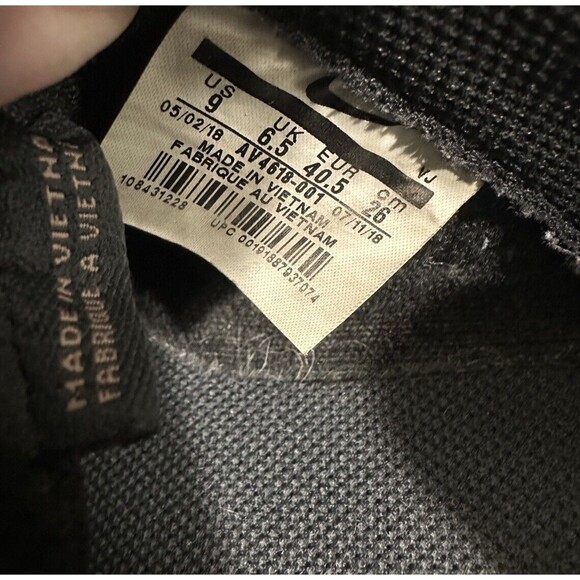 Nike Women’s Shoes Classic Cortez 72 Bronze Heel Black US Size 9 Retro Sneakers - Picture 9 of 13